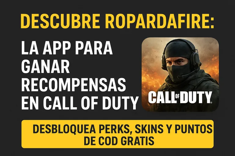 🎮 Descubre Ropardafire: La App para Ganar Recompensas en Call of Duty 💥 4 🎮 Descubre Ropardafire: La App para Ganar Recompensas en Call of Duty 💥